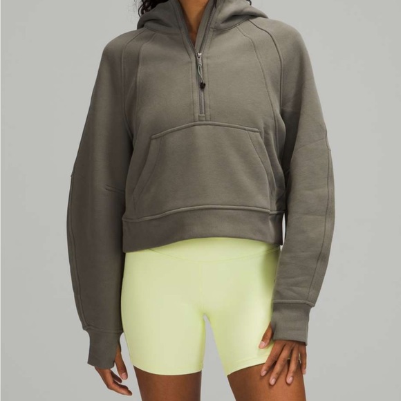 lululemon athletica Tops - Lululemon Scuba Oversized 1/2 Zip Hoodie
